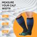 3 Pairs Plus Size Compression Socks for Wide Calf | 20-30 mmHg | Circulation Support | 3XL | Gray Red Navy - Buy Online on GoSupps.com