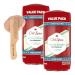 High Endurance Pure Sport Aluminium Free Deodorant For Men | Bundled With Wooden Comb - Anti Perspirant Deodorant Men Long-Lasting Sweat Protection Deodorant & Classic Scent Pack Of 2