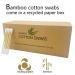 Organic Cotton Swabs 860pcs - Large Size with Longer Bamboo Stick and More Cotton - Buy Online on GoSupps.com