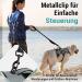 Rabbitgoo Medium Dog Harness - Break-Proof Breathable Adjustable with Handle | Anti-Training Safety Vest for Medium Dogs | Padded & Comfortable Design - Gray - Buy Online on GoSupps.com