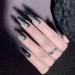 Black Cat Eye Gel Nail Polish 9D Holographic Glitter Cat Eye Gel Nail Polish with Free Magnet UV LED Soak Off Nail Polish Home DIY Manicure Nail Salon Varnish 7.5ml - Buy Online on GoSupps.com