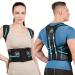Back Brace Posture Corrector for Women and Men shoulder straightener posture corrector Adjustable Full Back Support Upper and Lower Back Pain Relief - Scoliosis Hunchback Hump Thoracic Spine Corrector black Small Size Small black