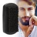 Men's Mustache Oval Black Brush - Premium Beard Care & Cleaning Kit for Styling & Massaging - Buy Online on GoSupps.com