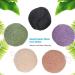 5 Colors Round Konjac Wash Face Flutter Natural Facial Care Cleansing Gently Facial Puff for Home Gift - Buy Online on GoSupps.com