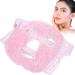 Reusable Gel Beads Face Mask Hot Cold Compress Cooling Relaxing Facial Gel Mask (Pink) for SPA Temperature Storage Soft Fabric Elastic Band - Buy Online on GoSupps.com
