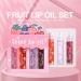 KTouler 4 Pcs Fruit Lip Oil Set - Moisturizing & Hydrating Lip Gloss Kit for Women - Buy Online on GoSupps.com