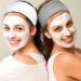 Bangshou 6-Pack Velcro Hair Bands for Spa & Makeup | White Frotte Hair Protection Bands for Showers & Cosmetics - Buy Online on GoSupps.com