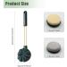 LFJ Double-Sided Body Bath Shower Brush with Bristles and Loofah - Blue | Skin Exfoliation Wet/Dry Brushing for Men and Women - Buy Online on GoSupps.com