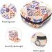 Womens Bonds Storage Pockets - Floral Heart Pattern Portable Period Kit | Feminine Product Bag for Women & Girls - Buy Online on GoSupps.com
