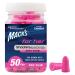 Mack s for Her Soft Foam Shooting Ear Plugs 50 Pair Pink Small Earplugs for Hunting Tactical Target Skeet and Trap Shooting