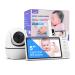 Vsifehso Babyphone with camera 5 inch baby monitor 720p baby phone digitalzoom two-way audio vox mode night vision temperature monitoring lullaby alarm clock