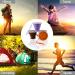 JBER Silicone Collapsible Travel Cup with Lids - Gray & Blue | Portable Folding Camping Cup for Outdoor Hiking - Expandable Drinking Cup - Buy Online on GoSupps.com