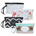 4 Pack Baby Refillable Wet Wipe Dispenser, Reusable Wipe Holder Wipes Pouch Container, Portable Travel Wipes Holders & Case, Eco Friendly and Lightweight Wipes Pouch 4pack