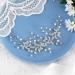 Handcess Bridal Stirring Band - Crystal Bead & Silver Leaf Hair Jewelry for Brides & Bridesmaids - Buy Online on GoSupps.com
