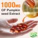 Pumpkin Seed Oil with Saw Palmetto - 3000mg Per Serving 300 Softgels - Cold Pressed Pure Virgin Oil Essential Fatty Acids & Phytosterols - Supports Hair Urinary Bladder & Prostate Health Non-GMO - Buy Online on GoSupps.com