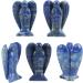 Lovionus89 Hand-Carved Lapislazuli Guardian Angel Statue - 5cm Healing Crystal Decoration for Home & Spiritual Wellness - Buy Online on GoSupps.com