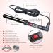 Le Angelique 1 Inch Ceramic Curling Wand - Beach Waves & Curls | 25mm Clipless Hair Curler with Glove & Clips | 450F Heat | Dual Voltage - Tiffany Blue - Buy Online on GoSupps.com