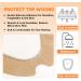 Carbou Sacrum Silicone Foam Dressing 6''x7'' - Waterproof Sacral Pad for Pressure Ulcers - 5 Pack - Buy Online on GoSupps.com