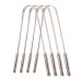 TONGUE SCRAPER 100% Useful Professional Tongue Scraper Cleaner Reusable Stainless Steel Tongue Scrapers Narrow Blade Nice Case for Adults Kids (Pack 4') Pack_4