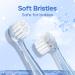 SEAGO Toddler Electric Toothbrush - Smart Timer & Suction Base for Ages 0-3 4 Replacement Brushheads (Blue-C) - International Shipping Available - Buy Online on GoSupps.com