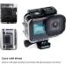 YALLSAME Side Open Case for GoPro 9/10/11 - Black Skeleton Housing with 2 Cold-Shoe Mounts | Charging Accessory & Protective Frame Mount - Buy Online on GoSupps.com