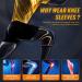 Copper Knee Braces (2 Pack) - Compression Sleeve for Knee Pain & Arthritis - Support for Men & Women - Large Size - Black - Buy Online on GoSupps.com