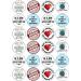 24 x Grandad Birthday 4.4cm Edible Wafer Card Disc Cupcake Toppers (NOT PRE Cut) - Buy Online on GoSupps.com