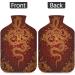 Red Dragon 2L PVC Heat Bottle - Chinese Animal Design for Effective Pain Relief & Cold Therapy - Buy Online on GoSupps.com