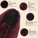 BARSDAR 65 cm Burgundy Wavy Ponytail Extension - Synthetic Hair for Women & Girls - Easy Clip-In Curls - Buy Online on GoSupps.com