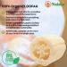 NAISHA Natural Shower Loofah Scrubber - 100% Organic Soft Sponges for Back & Body Wash - Promotes Smoother Healthier Skin - Big Size Pack of 6 - Buy Online on GoSupps.com