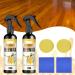 DMNQ 2 Pieces Natural Micromolecule Beeswax Spray Beeswax Spray Beeswax Spray for Furniture Beeswax Furniture Polish