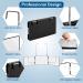 360 Haircuts Mirror with LED Lights for Self Hair Cutting - Tri Fold Mirror for Barber Use - Portable and Height Adjustable Hooks - Black - Buy Online on GoSupps.com