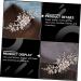 Ipetboom Flower Comb Bridesmaid Abs Crystal Comb Flowers - Buy Online on GoSupps.com
