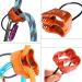 ANCLLO 25kN Aluminum V-Groove Descender - Professional Climbing Belay Device for Safety & Abseiling | International Shipping Available - Buy Online on GoSupps.com