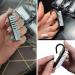 20 Pcs Home Plastic Nail Cleaning Brushes with Black Handle Grip - Portable Nail Art Manicure Tools - Buy Online on GoSupps.com