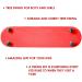Summer's Dream Skateboard Surfing Tree Swing 32x8 - Thick Plywood Board for Kids Up to 300 Lbs - Easy to Hang Surf Board Swing - Red - Buy Online on GoSupps.com