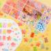 200PCS Kawaii Resin Acrylic 3D Gummy Bear Nail Charms + 300PCS Snowflake Slice - Multicolor Set - Buy Online on GoSupps.com