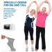LIN Diabetic Socks for Men & Women - Non-Binding Circulatory Extra Wide Top - Quarter/Gray - 10-13 - 4 Pairs - Buy Online on GoSupps.com