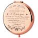 GAOLZIUY Cousin Gifts for Women Cousin Birthday Gifts Rose Gold Compact Mirror Gifts for Cousin Sister Birthday Christmas Graduation Gifts for Best Cousin Pocket Makeup Mirror Rose Gold-cousin-2 rose gold-sister-2