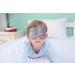 2 Pack Lonfrote Children Eye Mask Set - Blue & Grey Silk Sleep Mask for Kids - Travel & Relaxation Essential - Buy Online on GoSupps.com