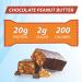 High Protein Chocolate Peanut Butter Bars - Nutritious Low Sugar Gluten Free Snacks - Pack of 6 for Energy Boost - Buy Online on GoSupps.com