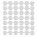 AUEAR  3ml/ 0.1oz Mini Empty Paint Pot Pod Strips with Lids Arts Crafts Storage Containers for Schools Painterly Paint Eye Primer (10 Strips  60 Pots) 10 Strips 3ML