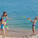 Qrooper Kids Toys Toss and Catch Game Set - 4 Paddles, 4 Balls, Storage Bag - Blue | Outdoor Beach & Yard Games for Kids - Buy Online on GoSupps.com