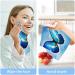 SUABO Cotton Bath Washcloths Set - Butterfly Blue Sky Design | Absorbent & Quick Drying Face Cloths for Bathroom, Spa, Gym, Kitchen - Pack of 2 - Buy Online on GoSupps.com