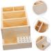 Beaupretty Desk Box grinding head storage box name cards holder grinding head holder desk pen pencil holder remote control organizer storage nail organizer nail bits log nail polish Storage - Buy Online on GoSupps.com