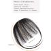 Yamel Clip in Wispy Fringe Bangs - Natural Black Human Hair Extensions for Women - Buy Online on GoSupps.com