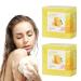 2 Pcs Natural Lemon Soap - Handmade Biologically 100g Solid Soaps for Skin Hair Body & Face - Perfect for Bathing & Showering - Buy Online on GoSupps.com