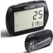 Pulivia Pedometer 3D Step Counter With 12/24-Hour Clock for Walking Accurate Step Counter Pedometer with Clip and Lanyard Simple Pedometer for Elder Kids Men Women Step Counter With Clock