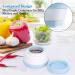 4 Pack Multi-Colored Cosmetic Containers 20ml - Silicone Screw Cap for Creams Lotions & Tablets - Ideal for Travel & Outdoor Use - Buy Online on GoSupps.com