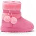 Yeeteepot Baby Girls' Winter Booties - Warm Lined Snow Boots for Boys - Plush Anti-Slip Ankle Boots for Kids - Indoor Soft Soled Toddler Shoes - 7.5 UK Child Pink - Buy Online on GoSupps.com